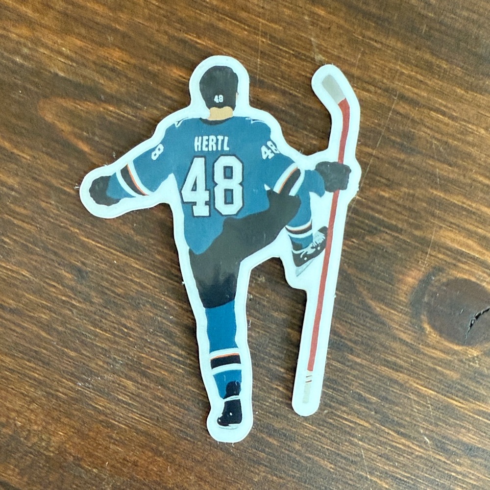 Hertl Hockey Sticker